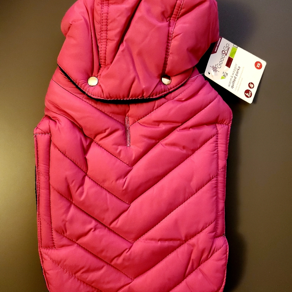 Water Resistant Quilted Parka Dog XS